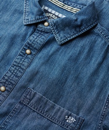 Denim Oversized Shirt Image 6