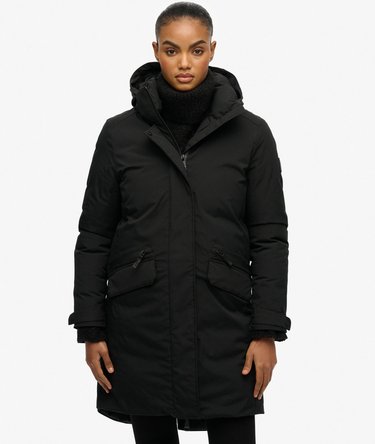 City Fishtail Padded Parka Image 6