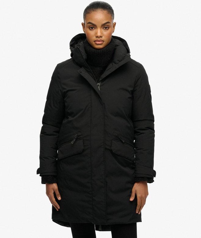 City Fishtail Padded Parka