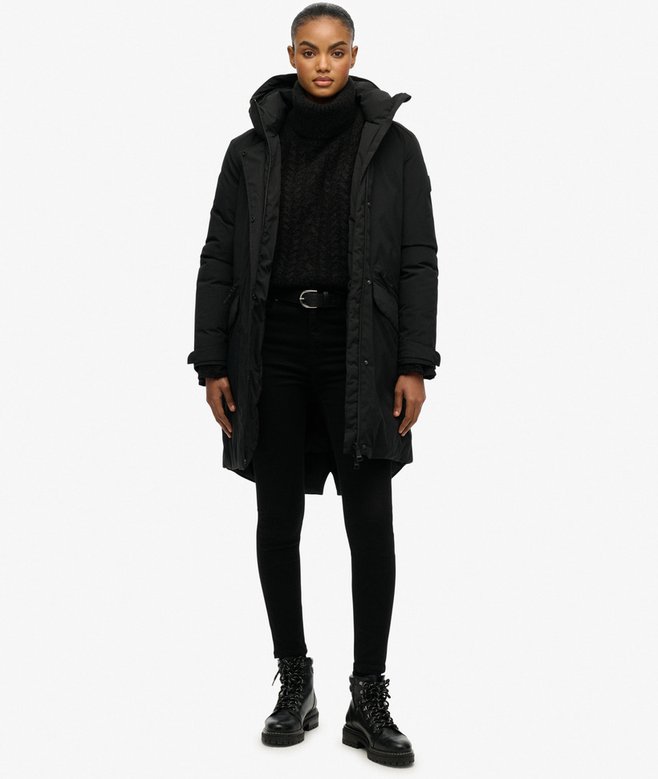 City Fishtail Padded Parka