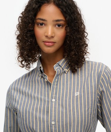 Slim Oxford Button Down Long Sleeve Shirt Image 4