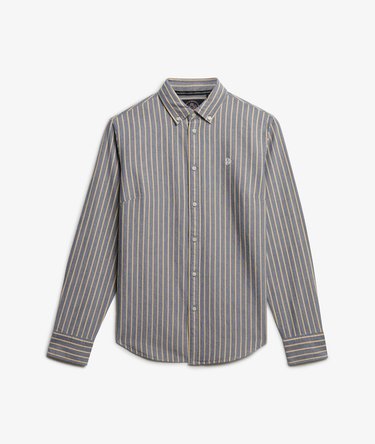 Slim Oxford Button Down Long Sleeve Shirt Image 7