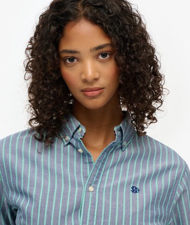Slim Oxford Button Down Long Sleeve Shirt Image 4