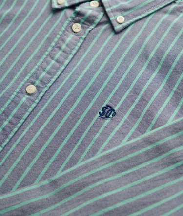 Slim Oxford Button Down Long Sleeve Shirt Image 6