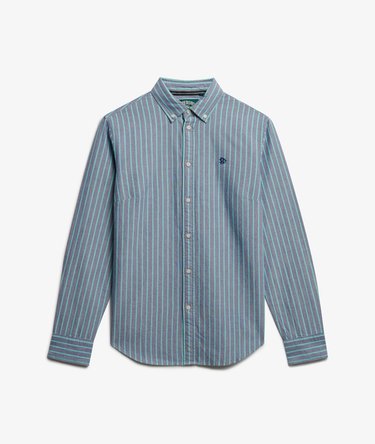 Slim Oxford Button Down Long Sleeve Shirt Image 7