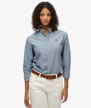 Slim Oxford Button Down Long Sleeve Shirt Image 1