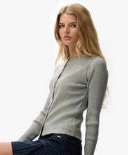 Athletic Essentials Ribbed Cardigan