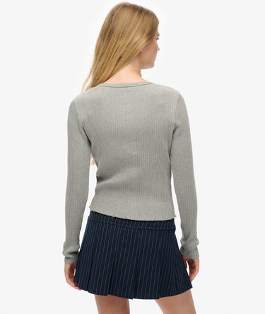 Athletic Essentials Ribbed Cardigan Image 5