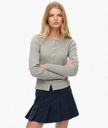 Athletic Essentials Ribbed Cardigan Image 1