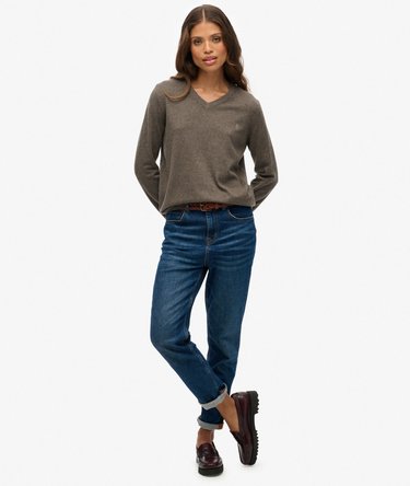 Classic V-Neck Jumper Image 3