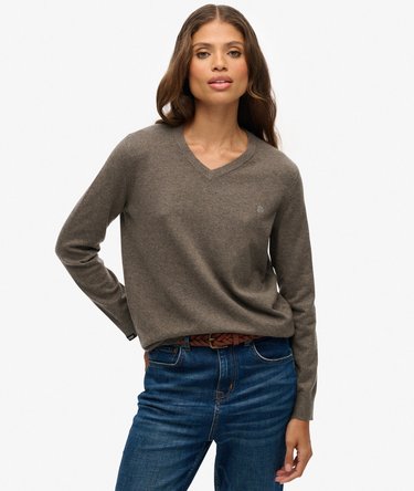 Classic V-Neck Jumper Image 1