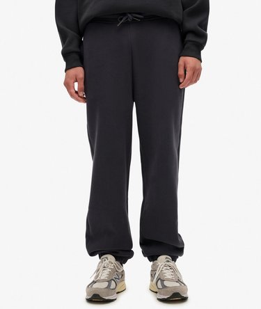 Blank joggingbyxor med stor passform Image 3