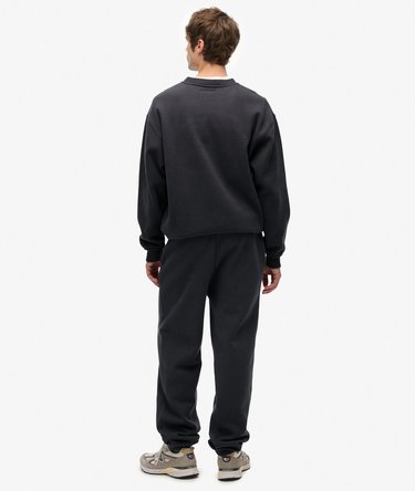 Blank joggingbyxor med stor passform Image 6