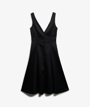 Satin-Midikleid mit V-Ausschnitt Image 8