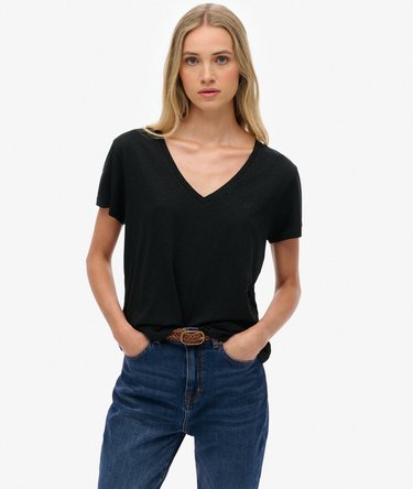 Studios Slub Embroidered T-Shirt Image 1