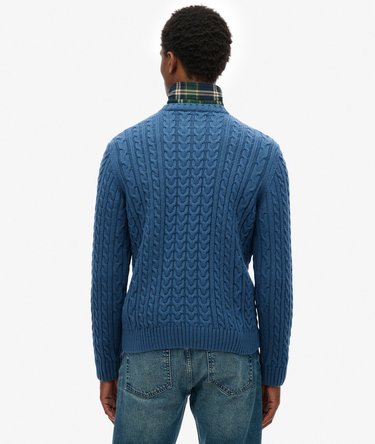 Jacob Cable Knit Jumper Image 5