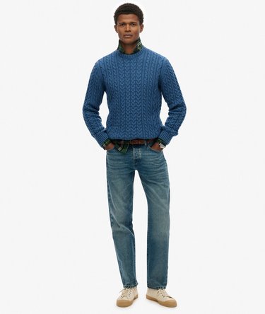 Jacob Cable Knit Jumper Image 3