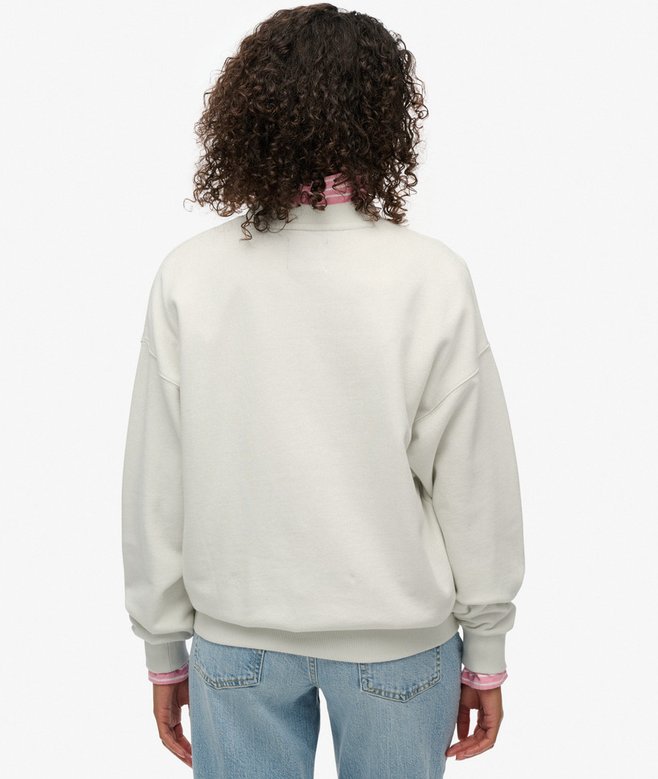 Night Garden Oversized Crew Sweatshirt