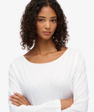 Studios Slub Long Sleeve Top Image 4