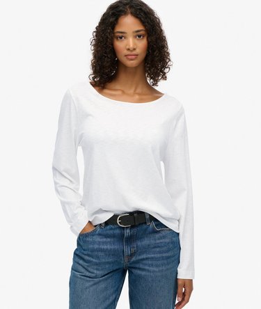 Studios Slub Long Sleeve Top Image 1