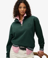 Country Club Embossed Half-Zip Jumper