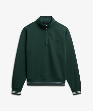 Country Club Embossed Half-Zip Jumper Image 7