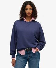 Sweat teint en pièce à col rond et logo Essential