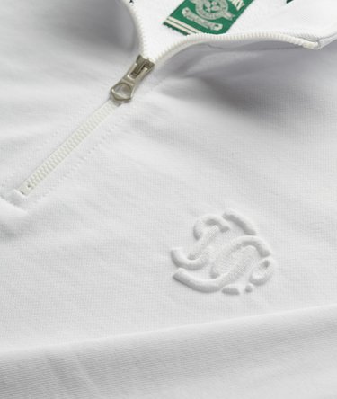 Country Club Embossed Half-Zip Jumper Image 6