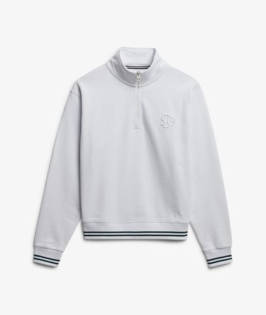 Country Club Embossed Half-Zip Jumper Image 7