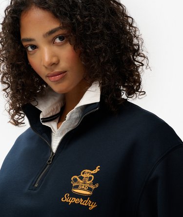 Country Club Crest Half Zip Sweatshirt Image 2