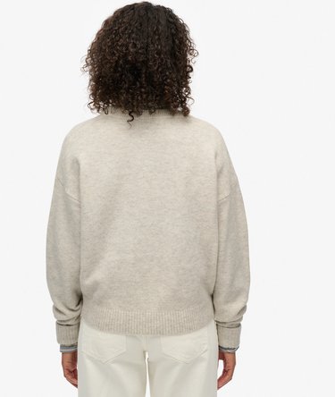 Slouchy Crew Neck Jumper Image 5