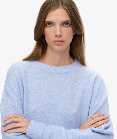Slouchy Crew Neck Jumper Image 4