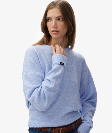 Slouchy Crew Neck Jumper Image 2