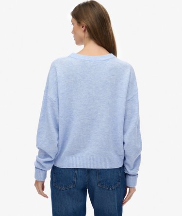 Slouchy Crew Neck Jumper Image 5