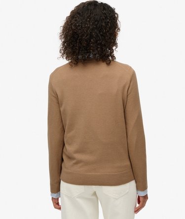Classic V-Neck Jumper Image 5