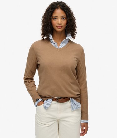 Classic V-Neck Jumper Image 1