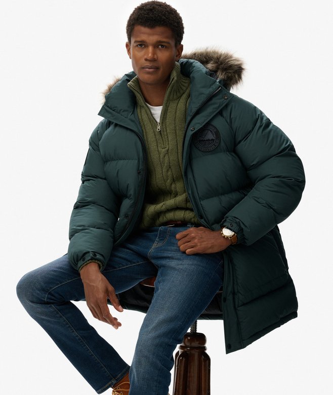 Everest Longline Baffled Parka