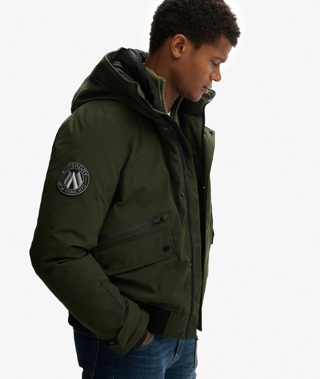 City Padded Bomber Jacket