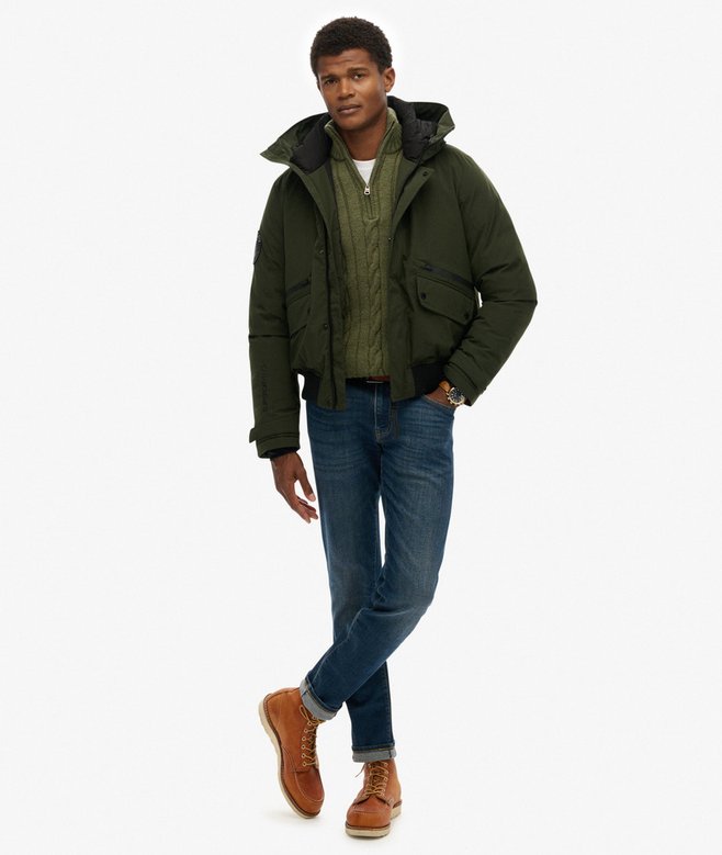 City Padded Bomber Jacket