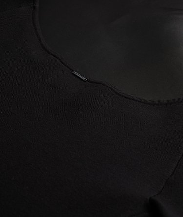 Midi-Kleid mit Materialmix Image 7