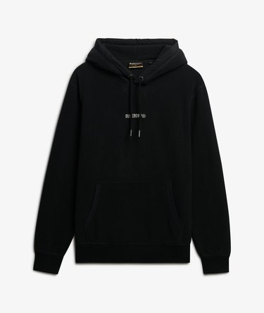 Fleece hoodie met micrologo Image 7