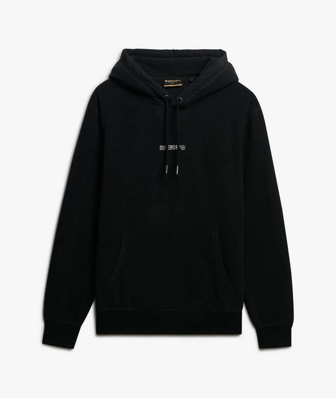 Micro Logo Fleece Hoodie