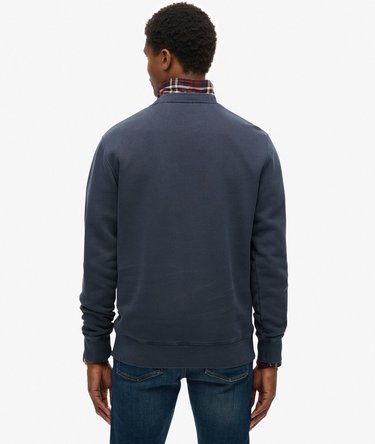 Micro Logo sweatshirt med rund halsudsk&aelig;ring Image 5