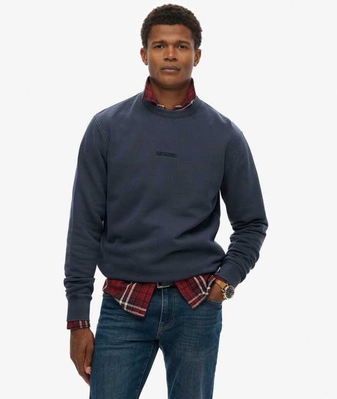 Micro Logo Crew Sweatshirt