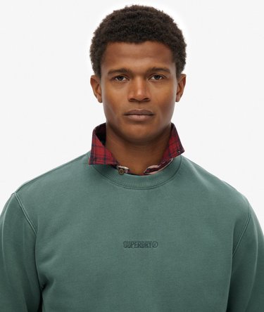 Micro Logo Crew Sweatshirt Image 4