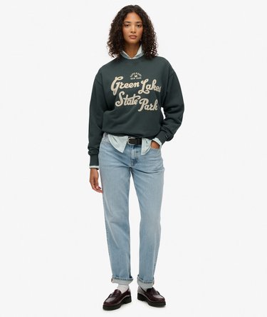Lo-fi Outdoor Loose Sweatshirt Image 3