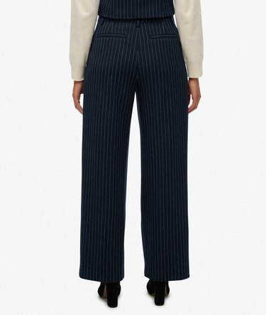 Mid Rise Krijtstreep Broek Image 4