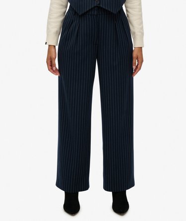 Mid Rise Krijtstreep Broek Image 3