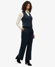 Mid Rise Krijtstreep Broek