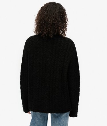 Cable Roll Neck Jumper Image 5